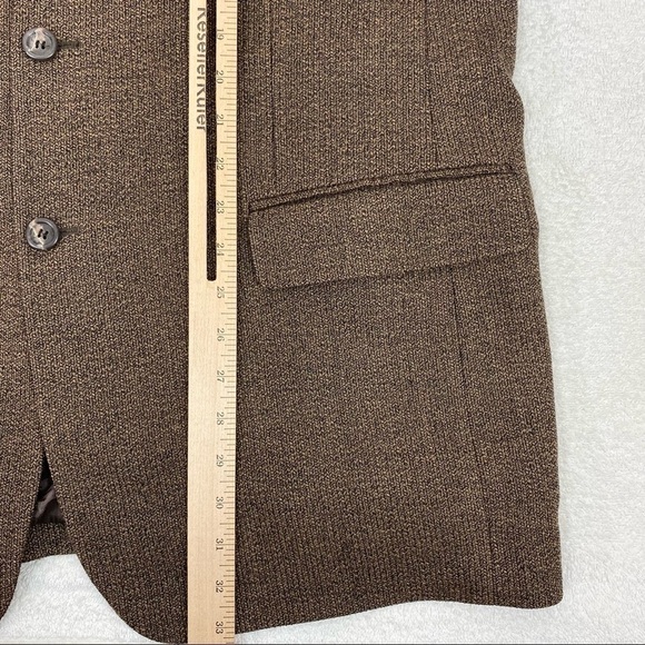 Pronto-Uomo Men's 44 R Firenze 3 Button Sport Coat Blazer Suit Jacket Wool Italy - Picture 11 of 14